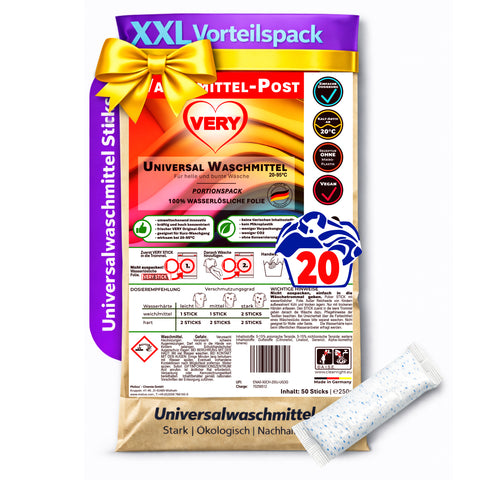 VERY Universal-Waschmittel STICKS, 20Stk.