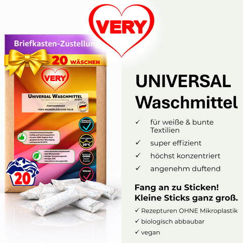 VERY Universal-Waschmittel STICKS, 20Stk.