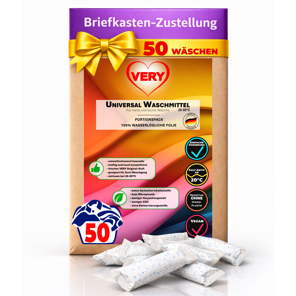 VERY Universal-Waschmittel STICKS, 50Stk.