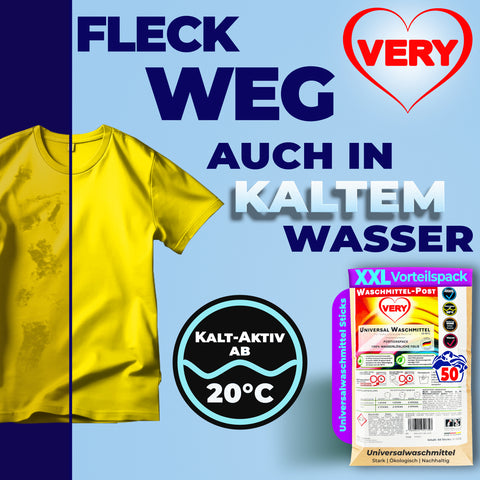 VERY Universal-Waschmittel STICKS, 50Stk.