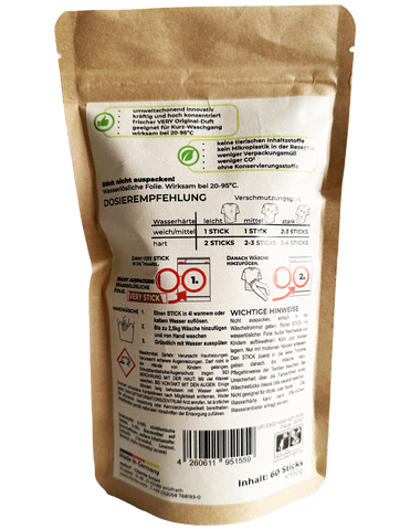 VERY Voll-Waschmittel STICKS, 60Stk. & 300Stk.