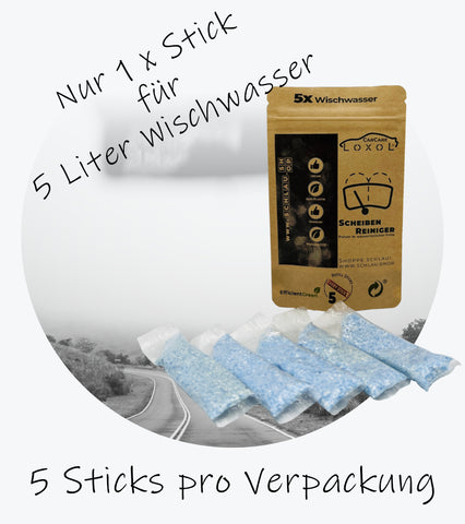 LoxoL Kfz-Scheibenreiniger STICKS, 5 Stk.